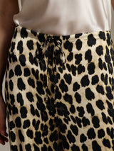 [Leopard] SilkSilky-CA 19Momme Silk Womens Pants 007,