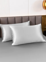 [Silver] SilkSilky-CA 19Momme Pure Silk Pillowcase 001