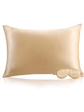 SilkSilky CA 22Momme Pure Silk Pillowcase Set Champagne 001