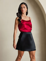 [Wine] SilkSilky-CA Spaghetti Strap Camisole 006