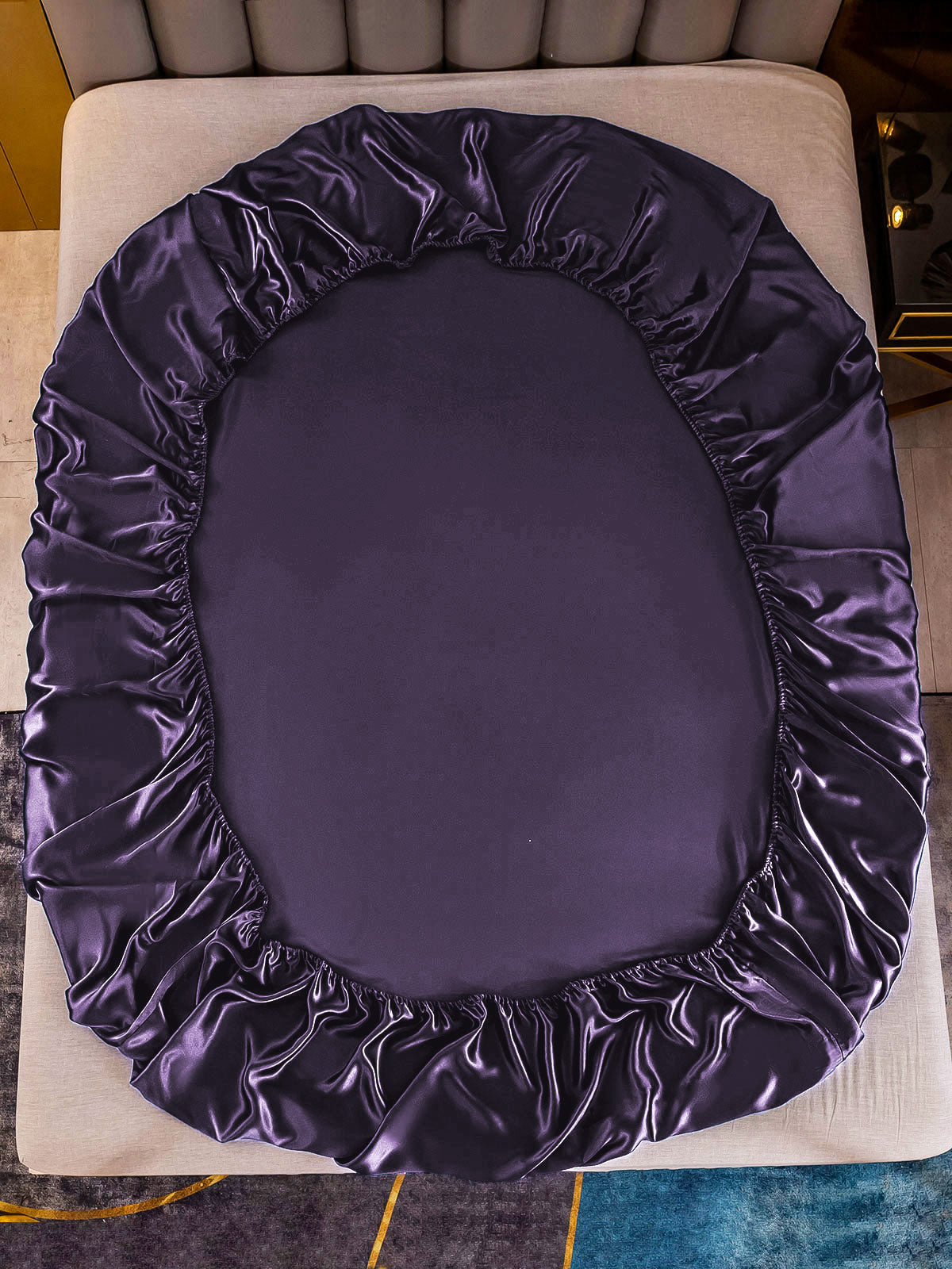 [Deep Purple] SilkSilky-CA 25Momme Pure Silk Bedding Set 003