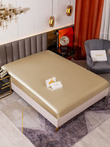 [Beige] SilkSilky-CA 19Momme Sheet 001