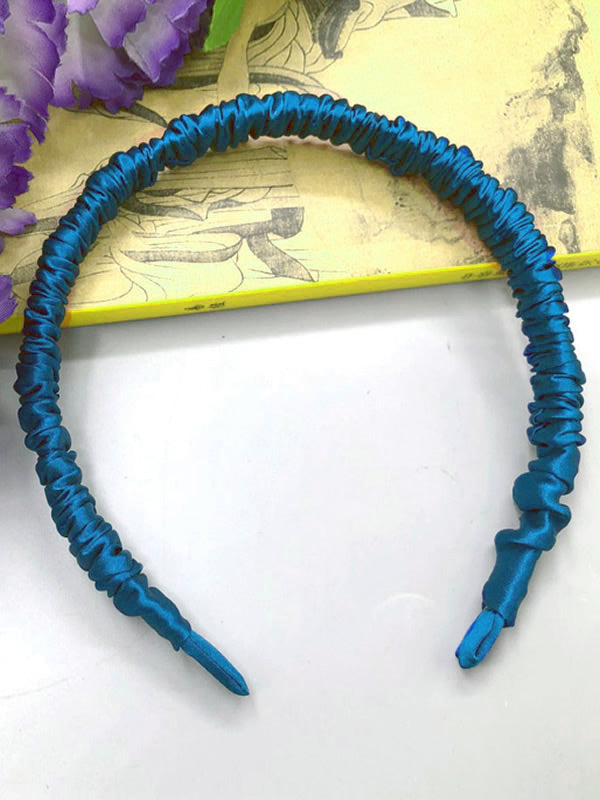 [Teal] SilkSilky-CA 19Momme Pure Silk Scrunchie 003