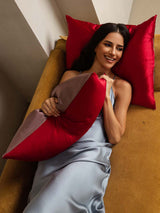 [MauveOrchid+Wine] SilkSilky-CA 19Momme Pure Silk Pillowcase 003