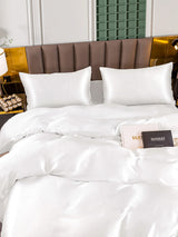 [White] SilkSilky-CA 25Momme Bedding Set 004