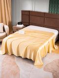 SilkSilky CA 25Momme Pure Silk Sheet Champagne 003