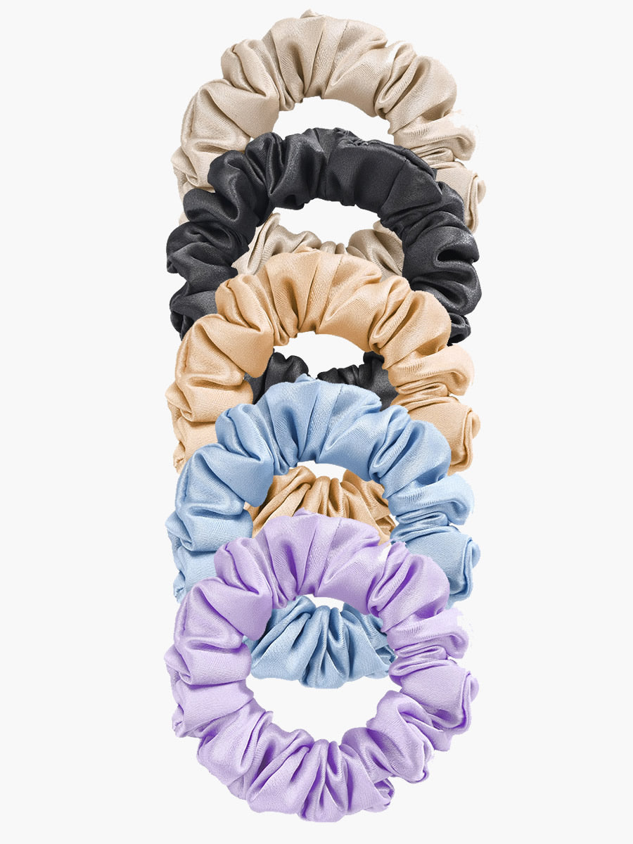 SilkSilky-CA 19Momme Pure Silk Scrunchie Group 005