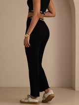 [Black] SilkSilky-CA Womens Pants 003