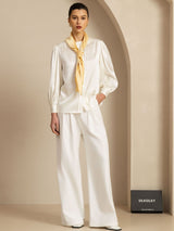 [Champagne] SilkSilky-CA Scarf 004