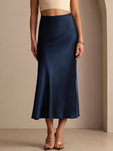 [Dark Blue] SilkSilky-CA Skirt 003