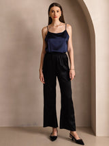 [Dark Blue] SilkSilky-CA Spaghetti Strap Camisole 005