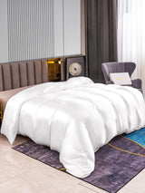 [White] SilkSilky-CA 22Momme Duvet Covers 002