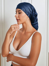 [Dark Blue] SilkSilky-CA Sleep Cap 002