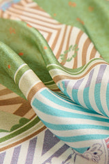 [P100] SilkSilky-CA Pure Silk Scarf 006,
