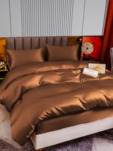 [Coffee] SilkSilky-CA 22Momme Bedding Set 003