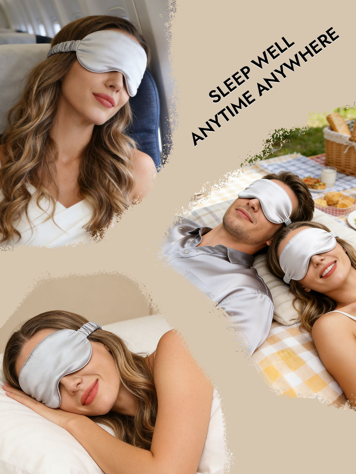 [Silver] SilkSilky-CA 19Momme Pure Silk Eye Mask 007