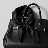 [Black] SilkSilky-CA Scarf 001