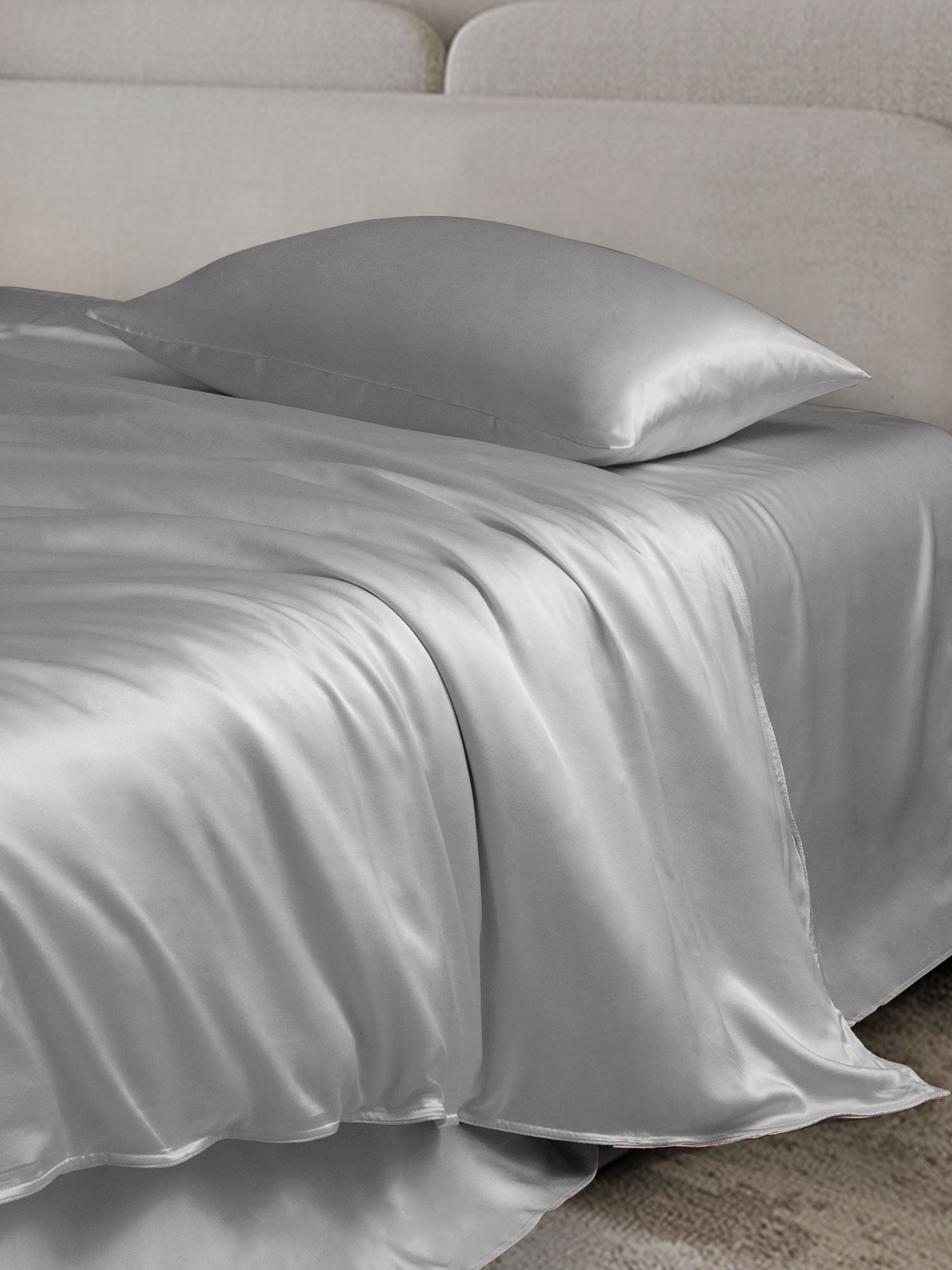 [Silver] SilkSilky-CA 19Momme Bedding Set 003