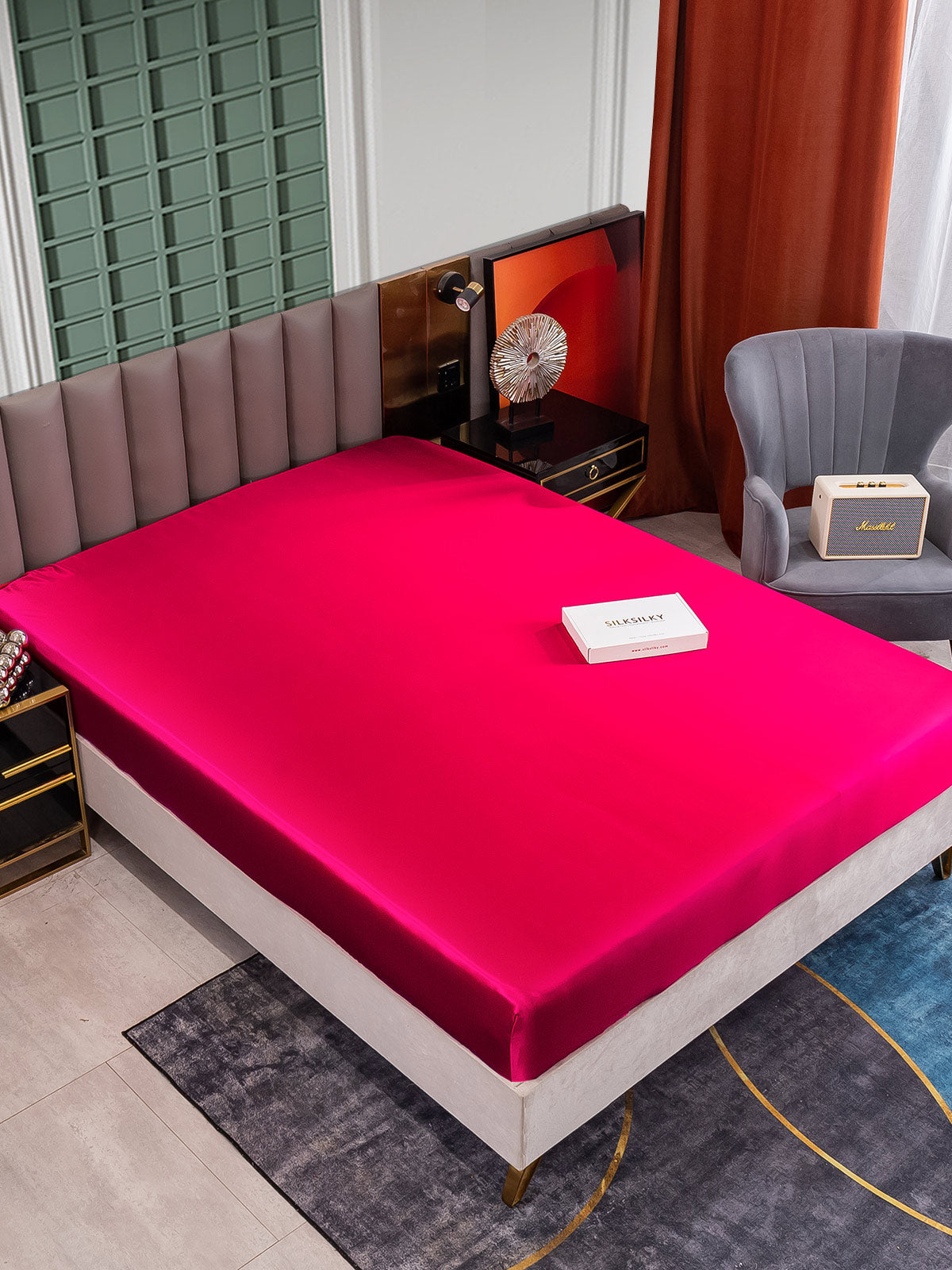 [Wine] SilkSilky-CA 25Momme Sheet 001