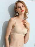 SilkSilky CA Silk Knitted Bra Tan 001