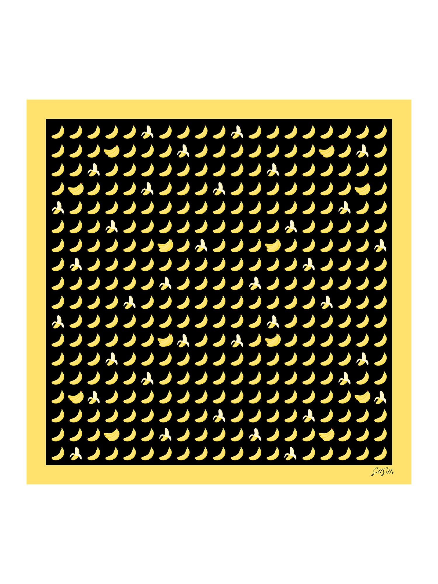 [Black Banana] SilkSilky-CA Scarf 001