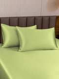 SilkSilky-CA 19Momme Pure Silk Pillowcase MintGreen 001