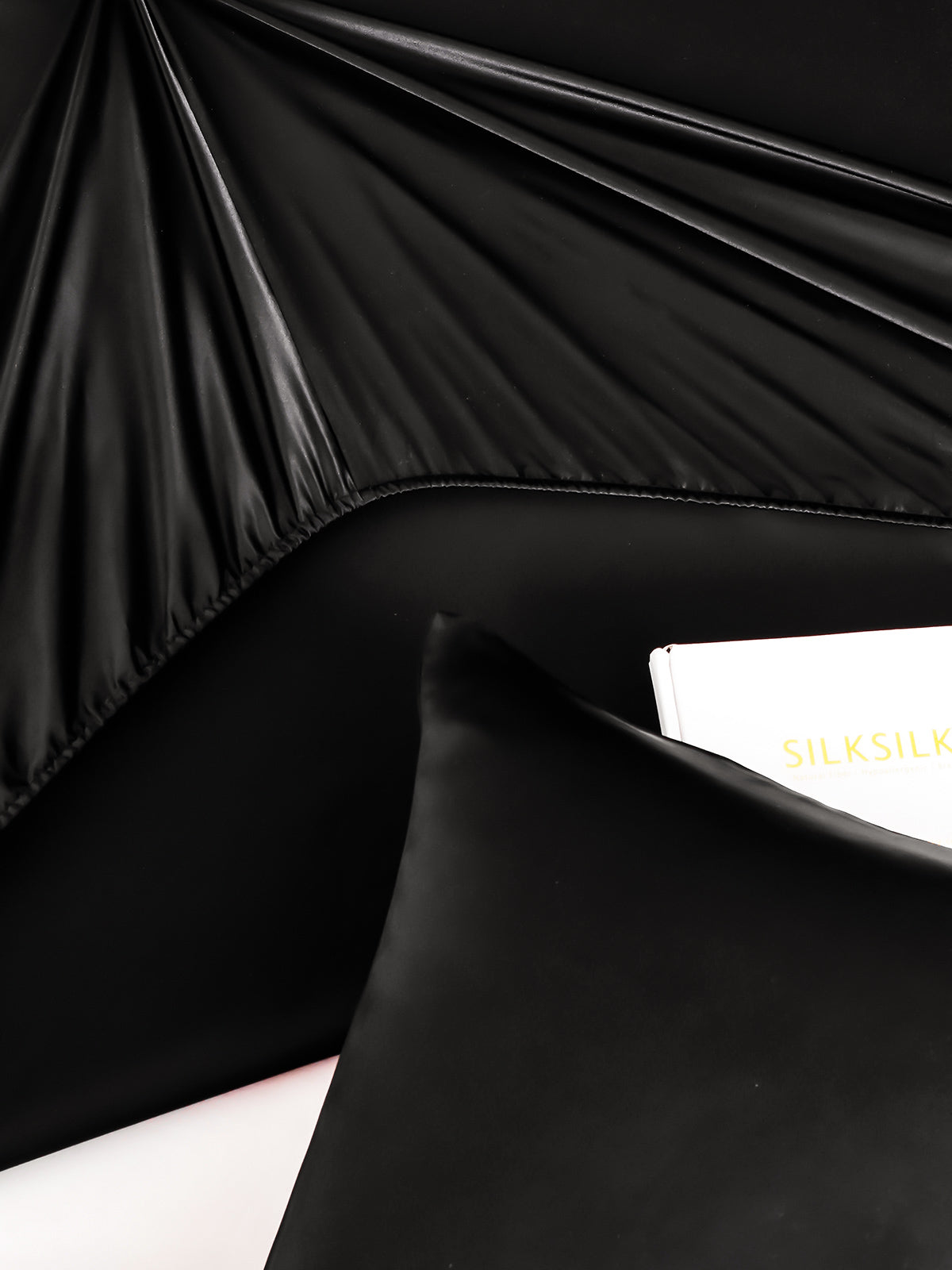 [Black] SilkSilky-CA 25Momme Pure Silk Bedding Set 003