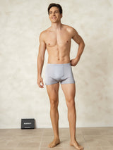 [Gray] SilkSilky-CA Silk Knitted Mens Underwear 004