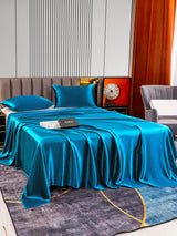 [Teal] SilkSilky-CA 22Momme Bedding Set 003