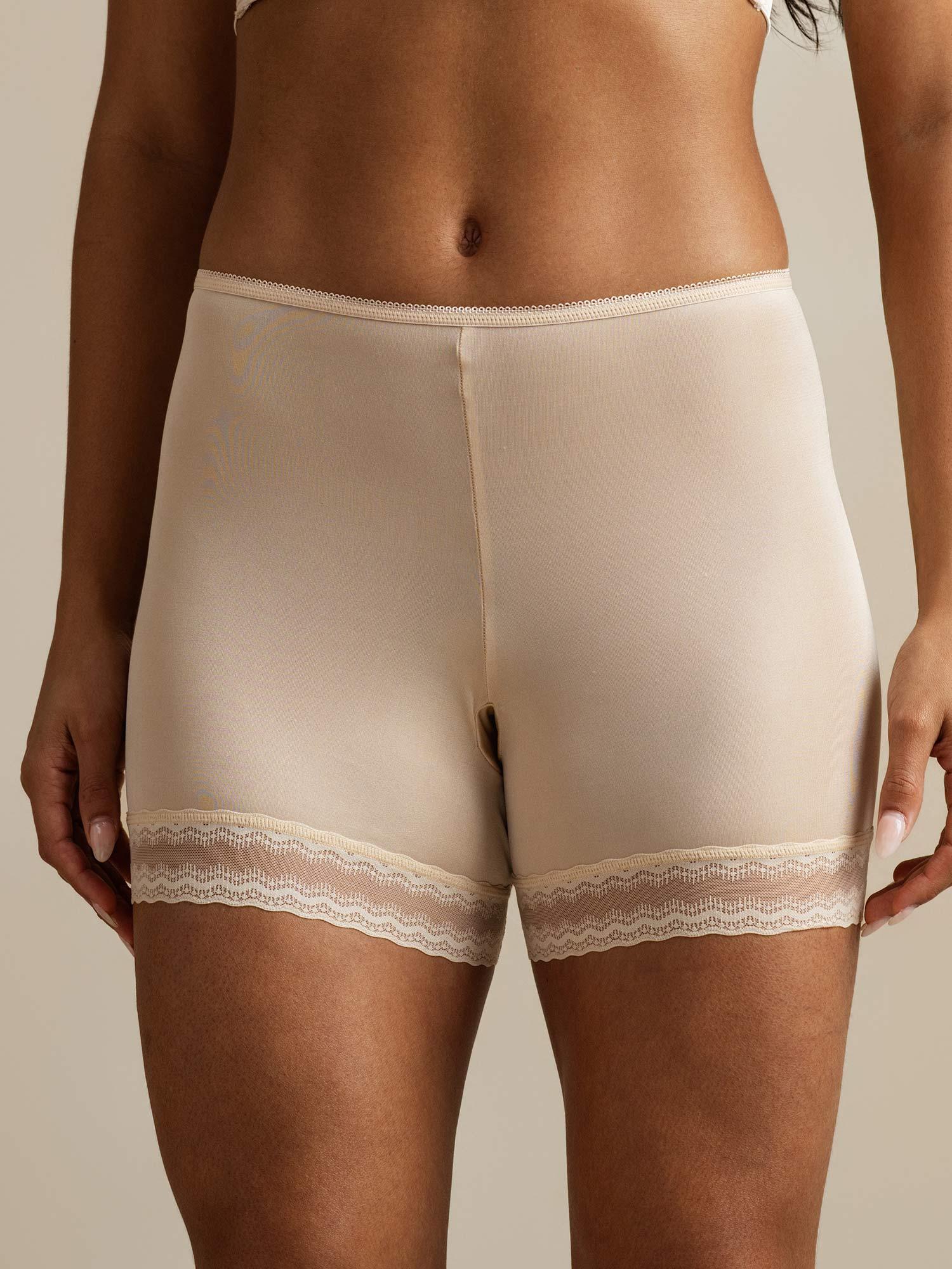 [Beige] SilkSilky-CA Pure Silk Panty 003,