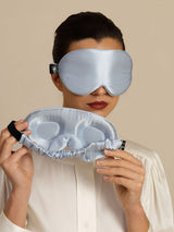 [Light Blue] SilkSilky-CA Eye Mask 001