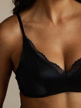 [Black] SilkSilky-CA Bra 004