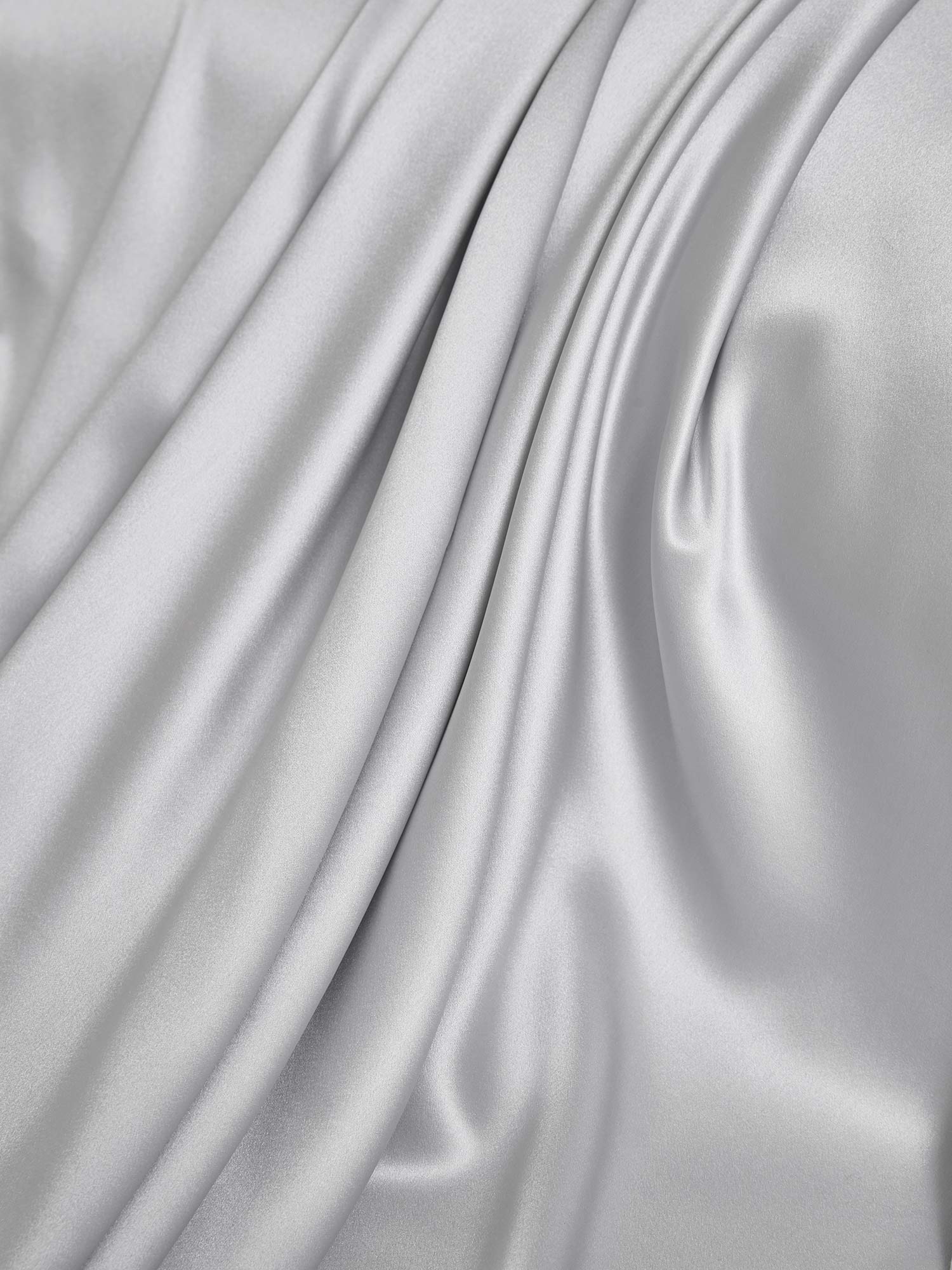 [LightGray+White] SilkSilky-CA 19Momme Pure Silk Bedding Set 004,