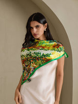 [P072] SilkSilky-CA Scarf 004
