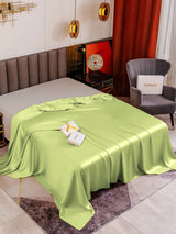 [Mint Green] SilkSilky-CA 19Momme Sheet 001