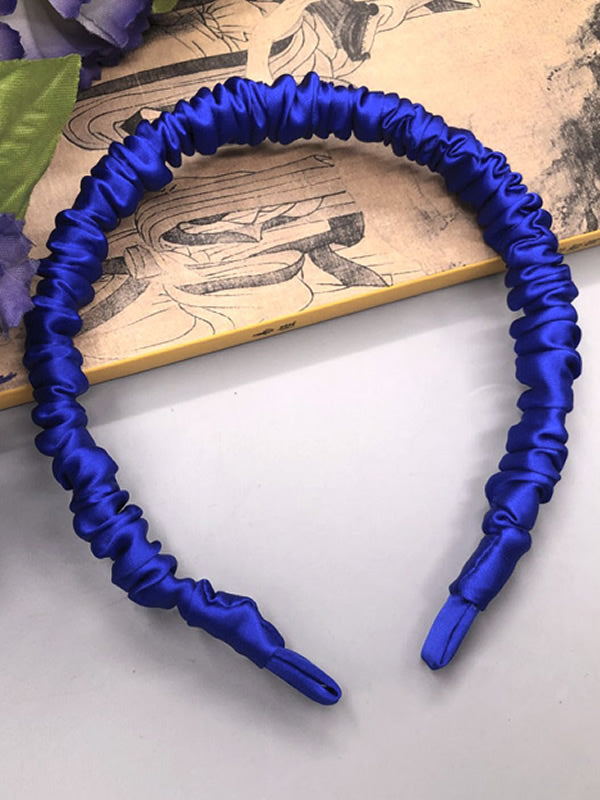 [Blue] SilkSilky-CA 19Momme Pure Silk Scrunchie 006