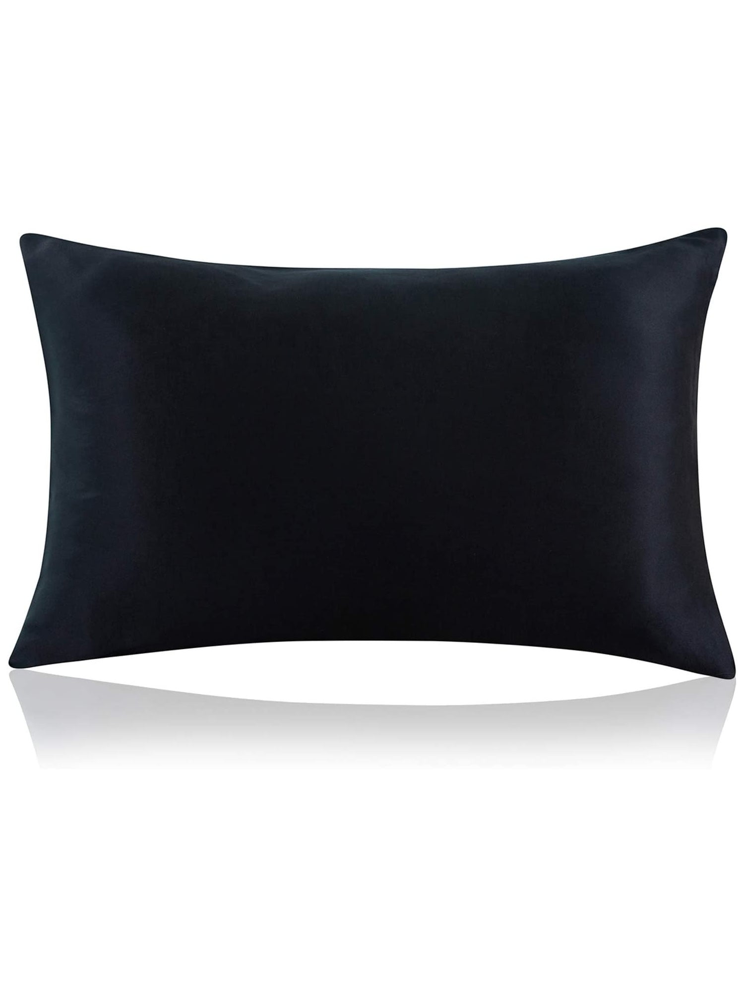 SilkSilky CA 22Momme Pure Silk Pillowcase Set Black 002