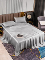 [Silver] SilkSilky-CA 22Momme Pure Silk Bedding Set 002,