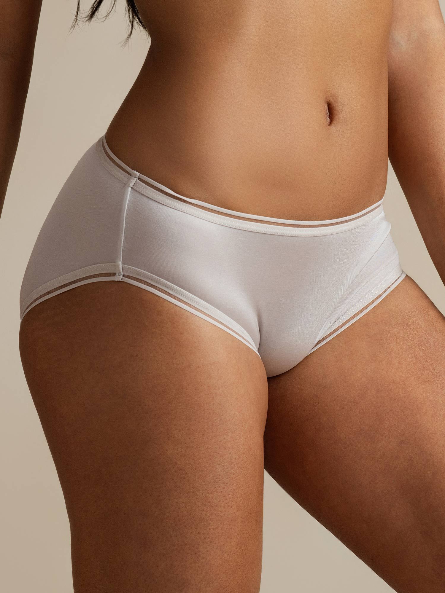 [Gray] SilkSilky-CA Pure Silk Panty 001,