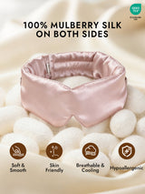 [Light Pink] SilkSilky-CA Eye Mask 002