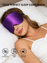 [Purple] SilkSilky-CA Eye Mask 005
