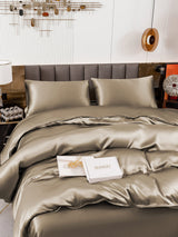 [Khaki] SilkSilky-CA 19Momme Bedding Set 005