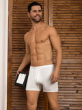 SilkSilky CA Silk Knitted Mens Underwear White 004