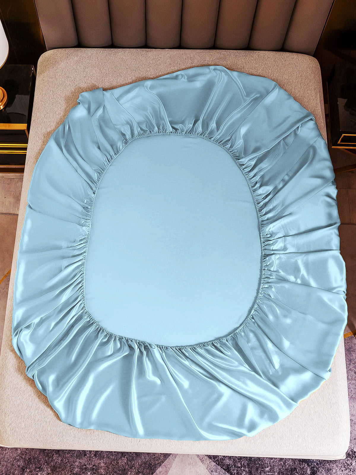 [Light Blue] SilkSilky-CA 19Momme Bedding Set 003