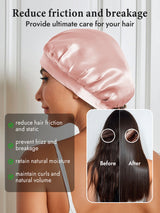 [Pink] SilkSilky-CA Sleep Cap 004