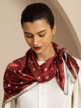 [Wine] SilkSilky-CA Scarf 003