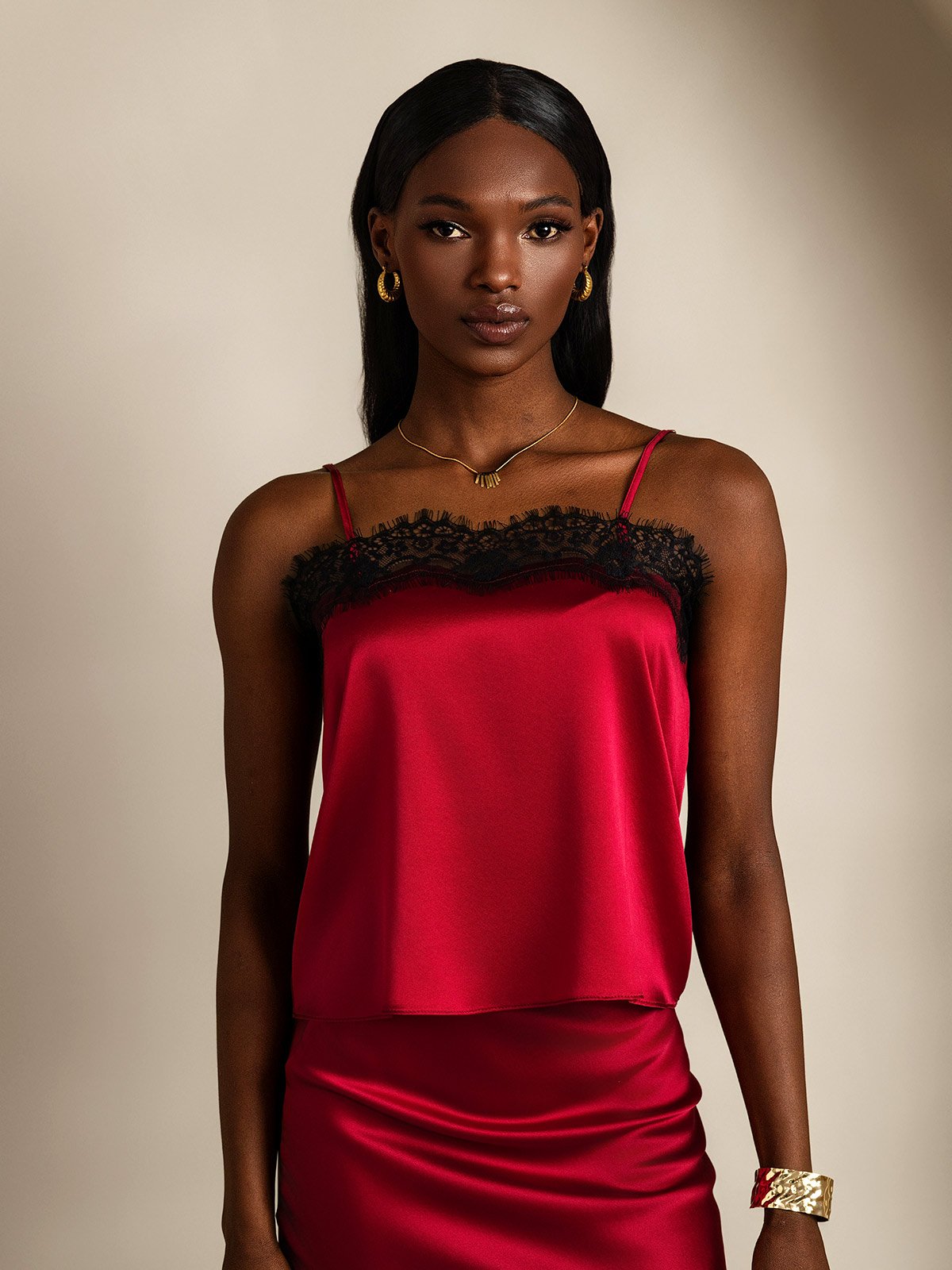 SilkSilky-CA 19Momme Silk Camisoles Wine 003
