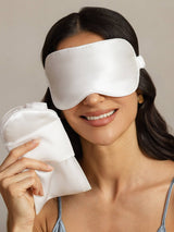 [White] SilkSilky-CA Eye Mask 004