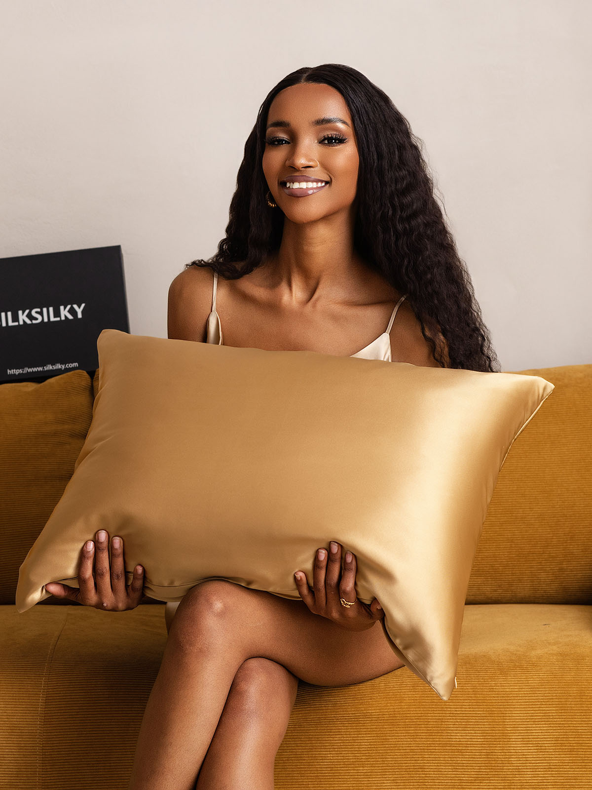 [Deep Camel] SilkSilky-CA 22Momme Pure Silk Pillowcase 002