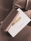 SilkSilky-CA 19Momme Pure Silk Pillowcase Brown 007